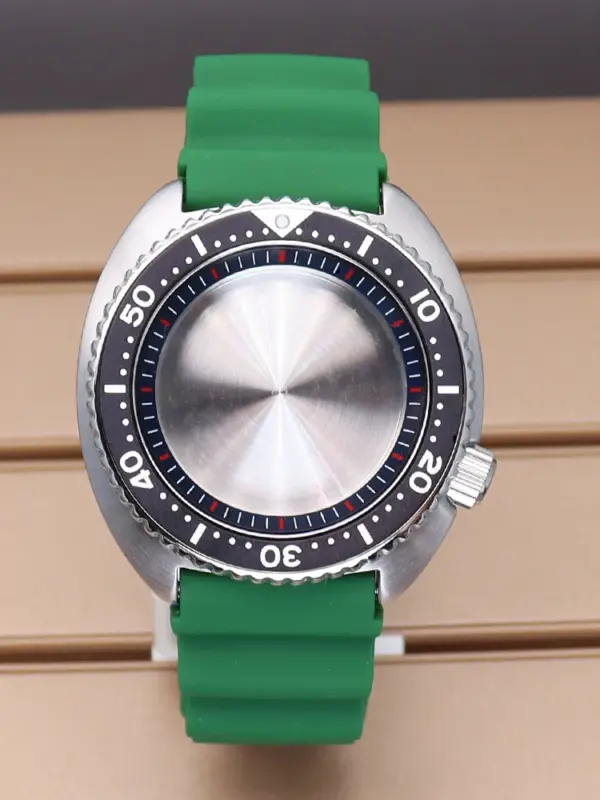 45mm Silver SKX Watch Case for Seiko NH35/NH36 - Image 37