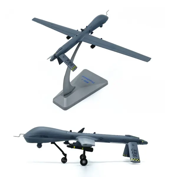 1:72 American MQ-1 Drone Model with Display Stand