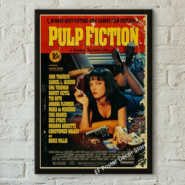 Vintage Movie Poster Canvas Print A4 A3 Sizes - Image 15