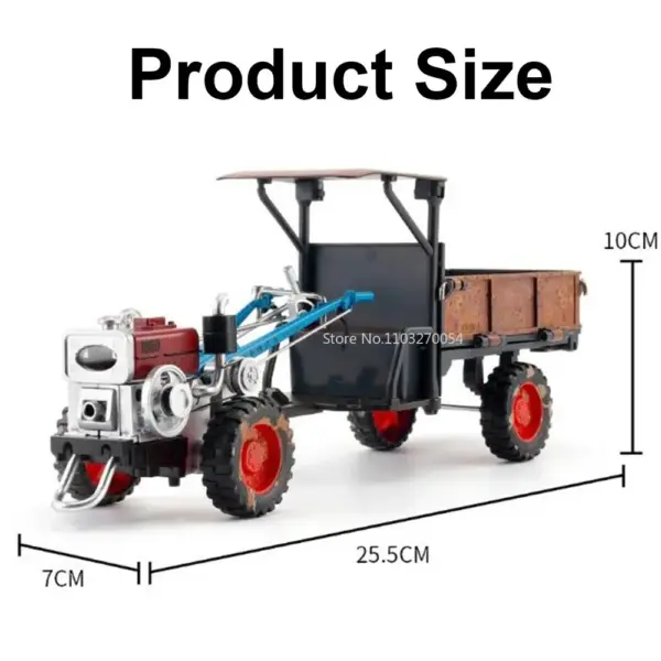 Large Diecast Tractor Model Toy 1:24 Scale - Image 6