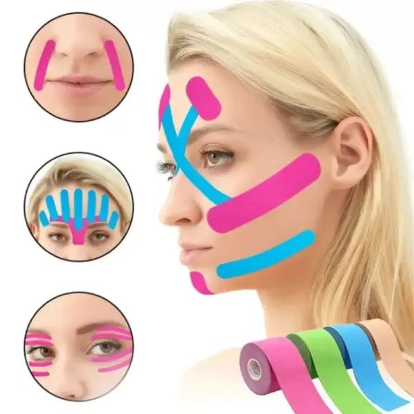 Kinesiology Tape for Facial Lift and Care - Image 5