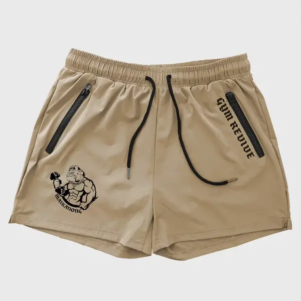 Men's Quick Dry Printed Running Shorts - Image 7