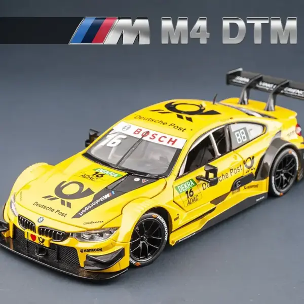 1:24 BMW M4 DTM Alloy Racing Car Model