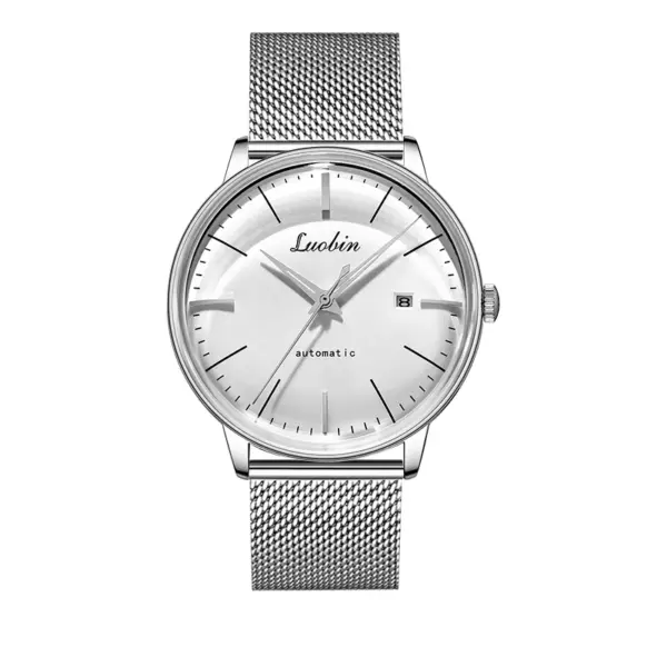 Mens Automatic Stainless Steel Mechanical Watch - Image 8