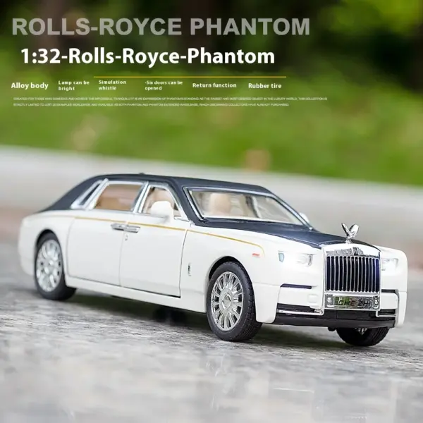 1:32 Rolls-Royce Phantom Alloy Model Car - Image 2