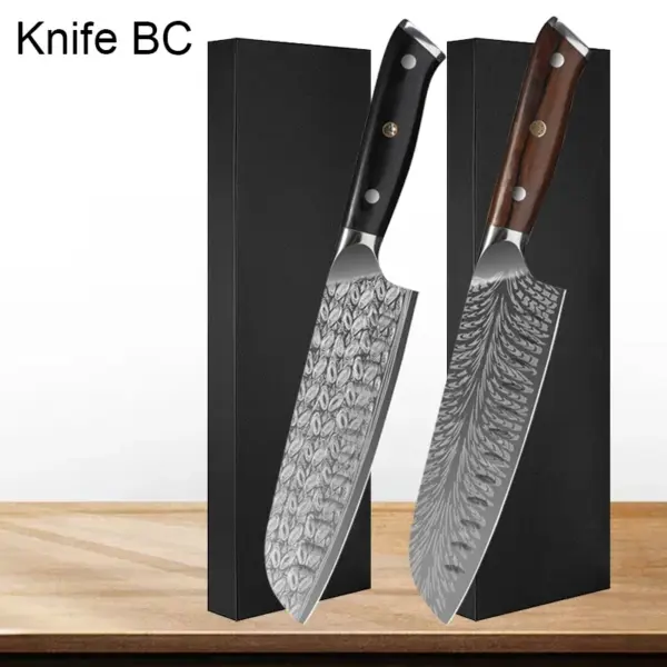 Professional Chef's Damascus Steel Kitchen Knife - Image 7