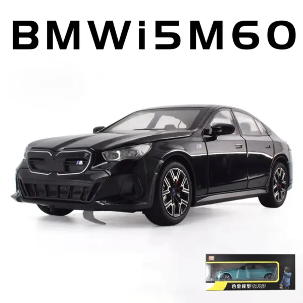 1:24 BMW I5 M60 Diecast Alloy Model Car - Image 13