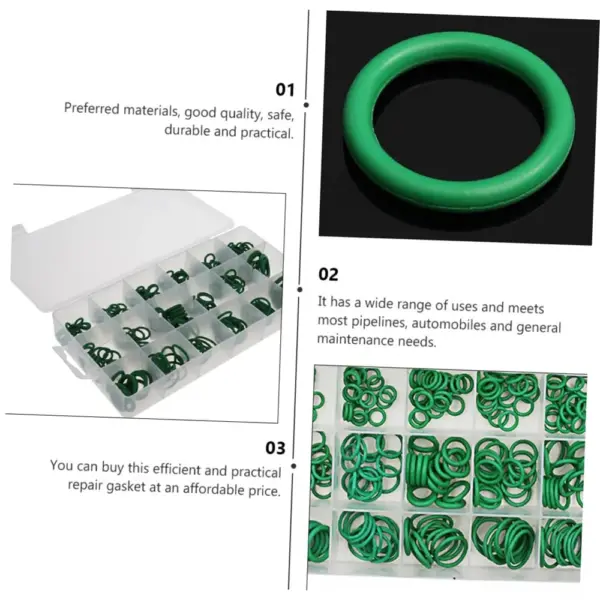 Nitrile Rubber O-Ring Assortment Kit 530 Pieces - Image 5