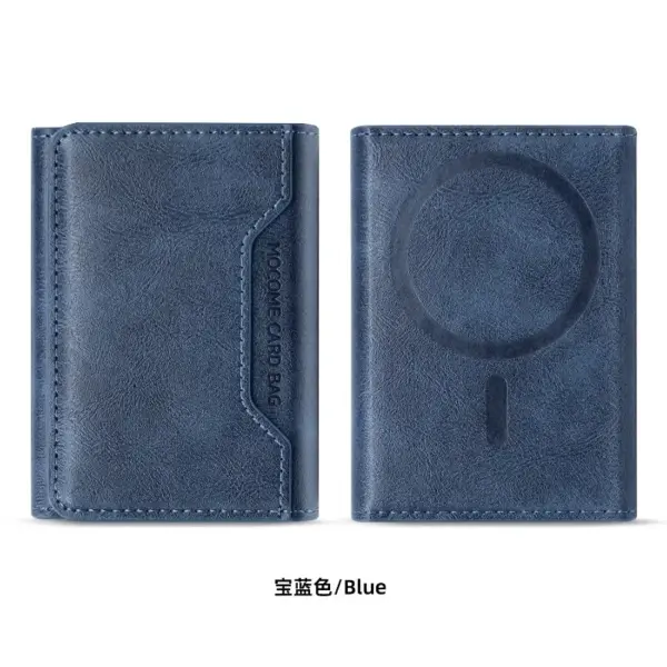 Magnetic Leather Wallet for iPhone 12-16 Series - Image 11