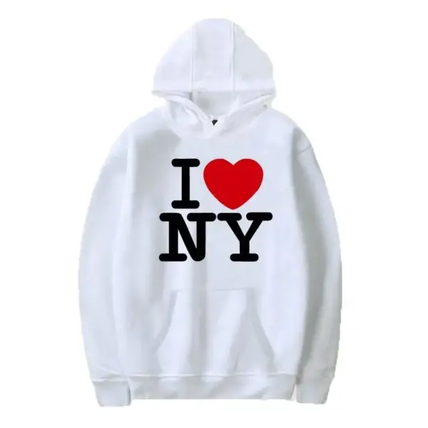 I Love NY Printed Hoodies for Men and Women - Image 2