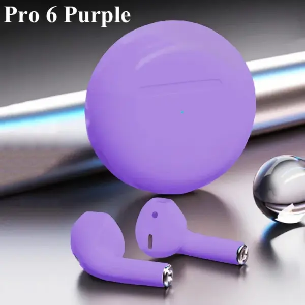 Pro6 Bluetooth Wireless Earphones for iPhone - Image 12