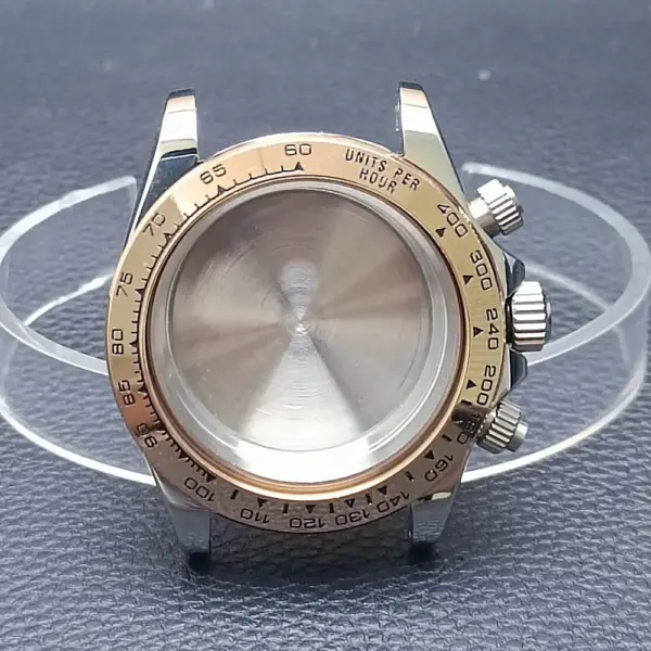 39.3mm Stainless Steel Watch Case for VK63 - Image 37