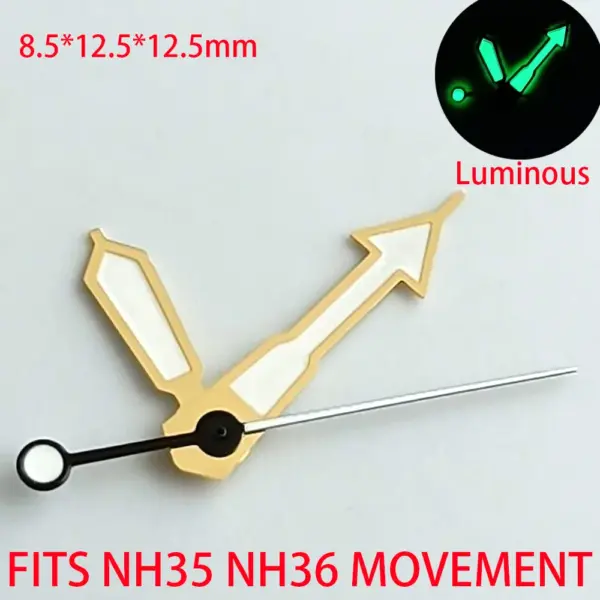 NH35 NH36 Watch Hands Green Luminous Set - Image 11