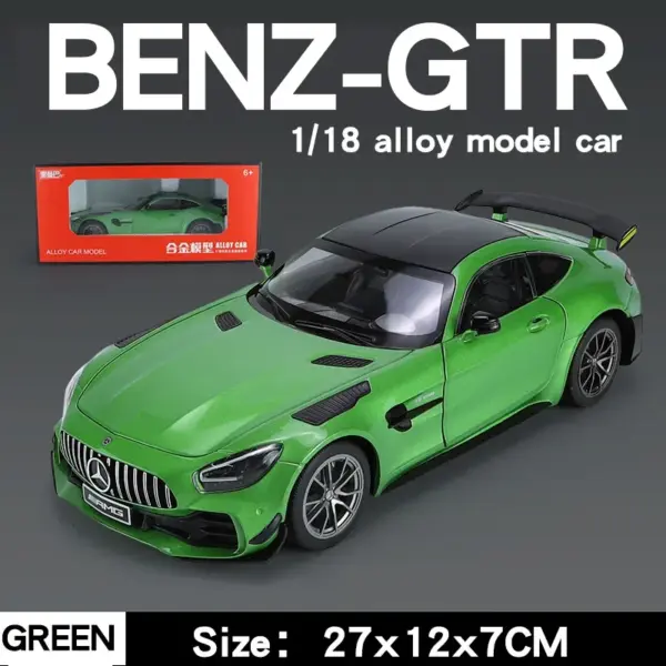 1:18 Mercedes-Benz AMG GTR Diecast Model Car - Image 6