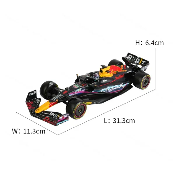 Bburago 1:18 Red Bull RB19 Diecast Model Car - Image 3