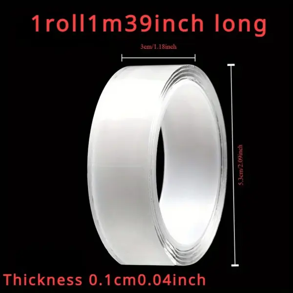 Transparent Waterproof Reusable Double Sided Tape - Image 2