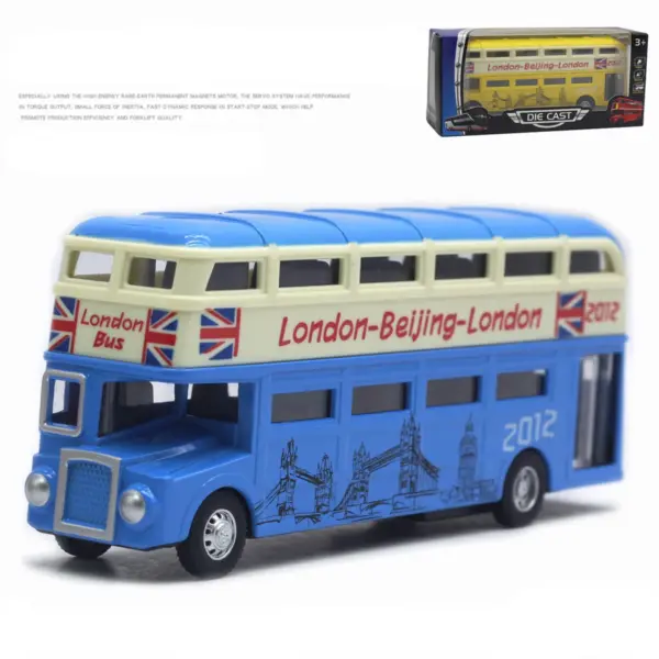 London Double Decker Bus Diecast Model - Image 6