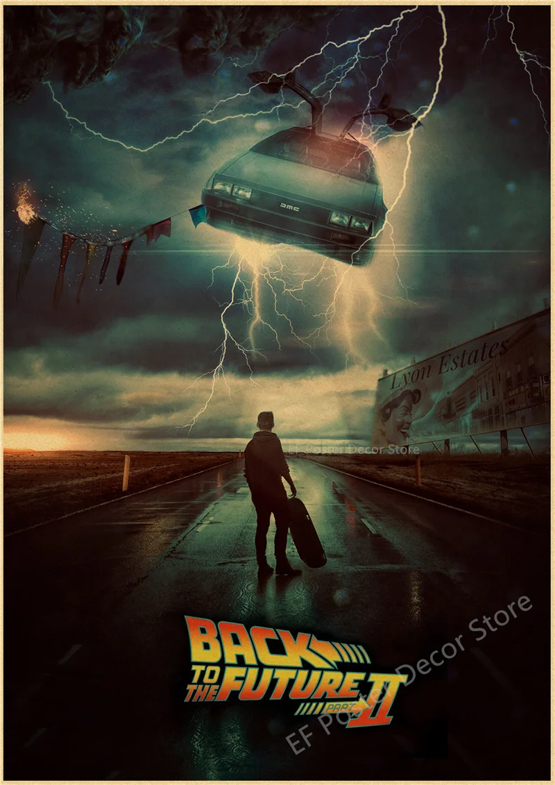 Vintage Back To The Future Movie Poster Print 19 Vintage Back To The Future Movie Poster Print - Image 19