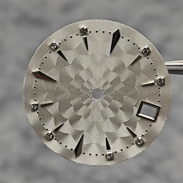 29mm Women's Watch Dial with Diamond Design - Image 12