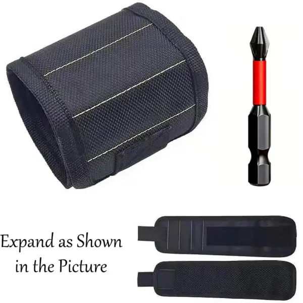 Magnetic Wristband for Tools with Strong Magnets - Image 2