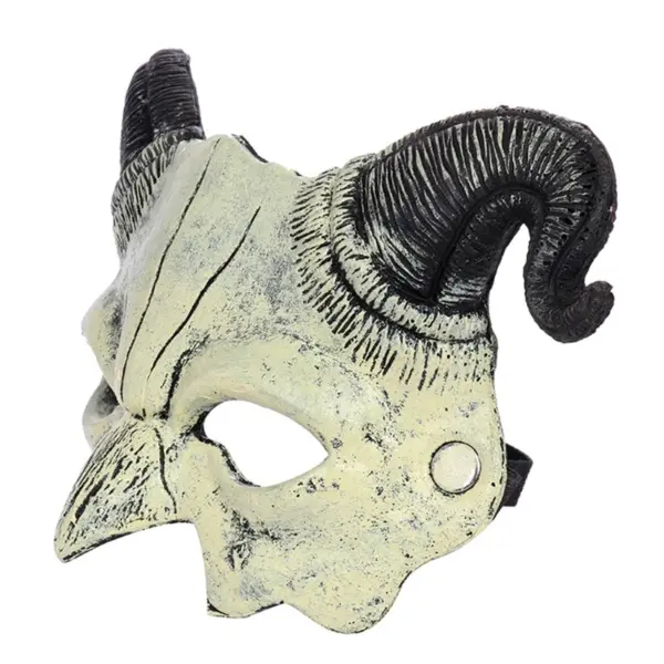 Demon Half Face Mask for Halloween Parties - Image 4