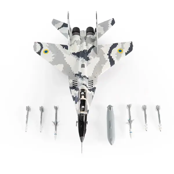 1/72 Ukraine Twin Seat MIG-29 Fighter Model - Image 5