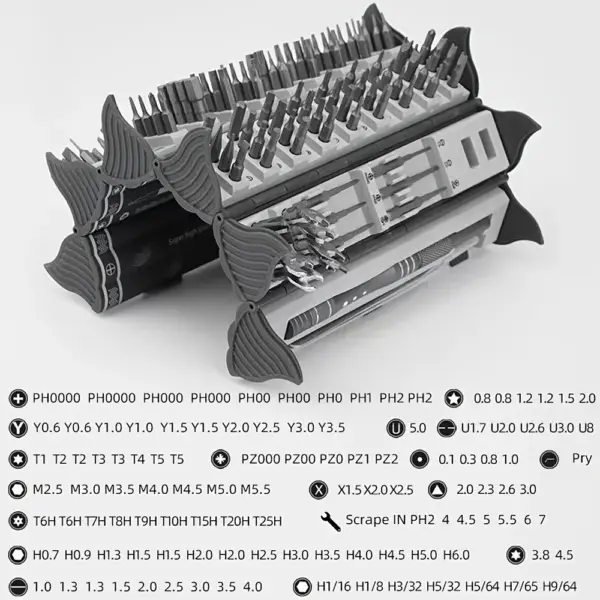 128 in 1 Magnetic Precision Screwdriver Set - Image 2