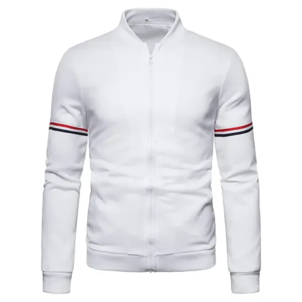 Men's Windproof Baseball Jacket 4XL - Image 5