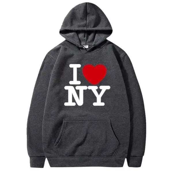 I Love NY Printed Hoodies for Men and Women - Image 7