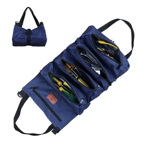Multi-Purpose Tool Roll Organizer Bag - Image 8