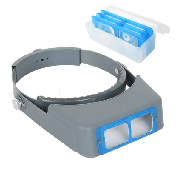 Headband Magnifier with 4 Interchangeable Lenses