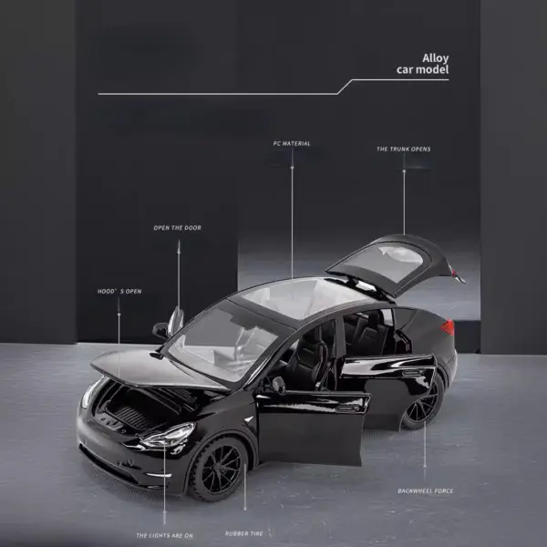 1:32 Tesla Model Y Diecast Car Model - Image 6