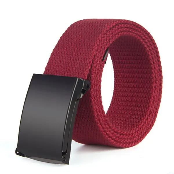 Unisex Nylon Canvas Casual Belt 120cm - Image 19