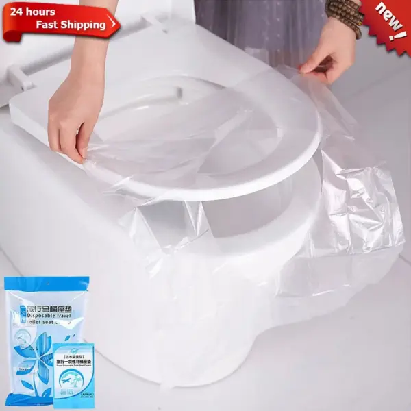 Disposable PE Toilet Seat Covers 30/50 Pack