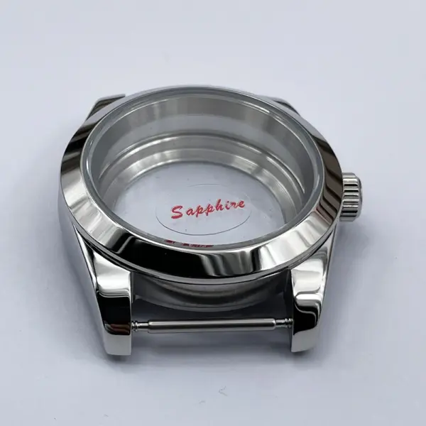 40mm Stainless Steel Watch Case for NH35 NH36 - Image 3