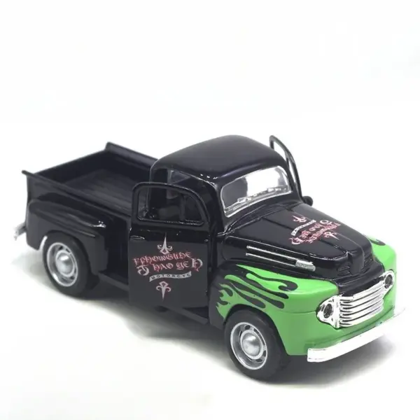 1:32 Alloy Cartoon Bus Pull Back Toy Car - Image 10