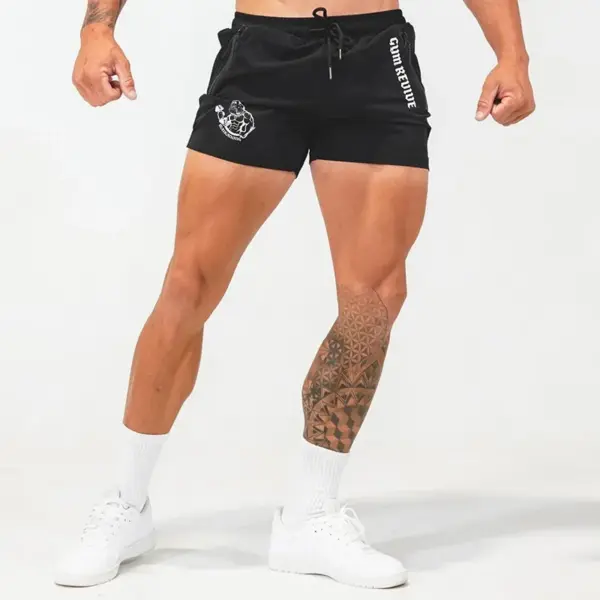 Men's Quick Dry Printed Running Shorts - Image 3