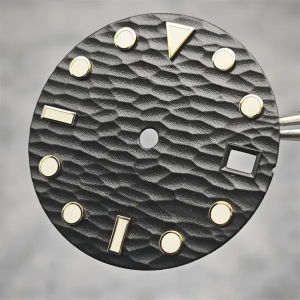 28.5mm Green Luminous Watch Dial for NH35/36 - Image 2