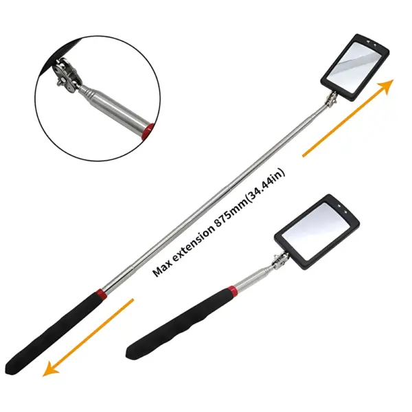 Telescoping Inspection Mirror with LED Light - Image 5