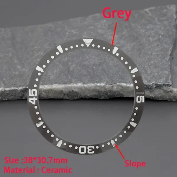 Gray Ceramic Bezel Insert for Omega Watches - Image 29