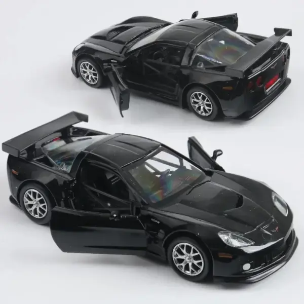 1:36 Chevrolet Corvette C6R Alloy Model Car - Image 9