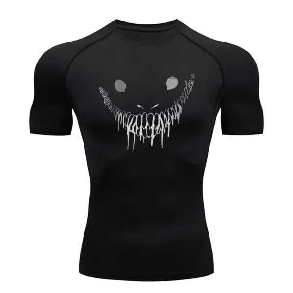 Men's Compression Workout Rash Guard Shirt