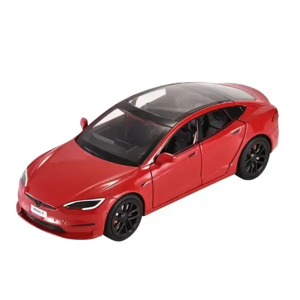 1:24 Tesla Model S Diecast Alloy Car - Image 6