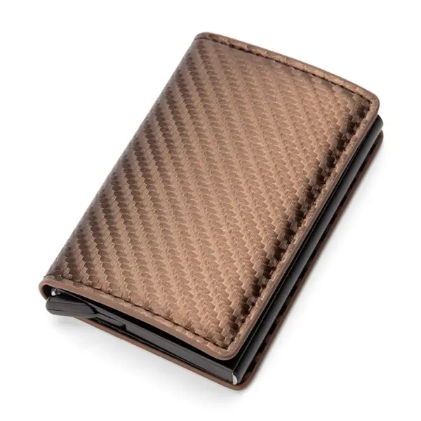 Men's Black RFID Wallet Card Holder - Image 11