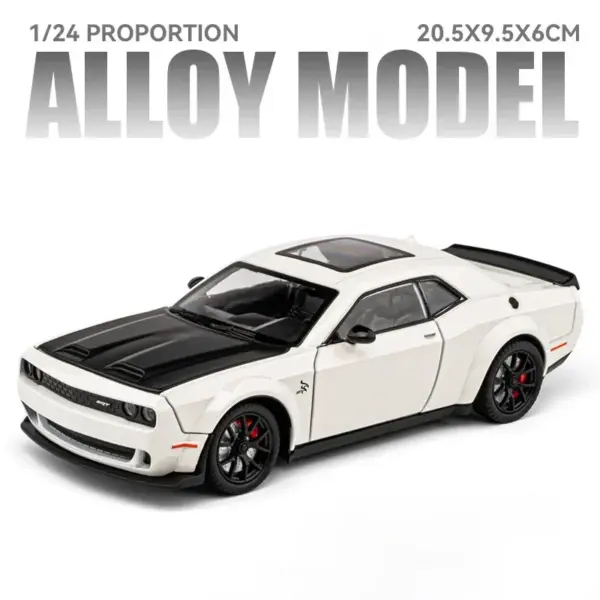 1:24 Scale Dodge Challenger Hellcat Model - Image 11
