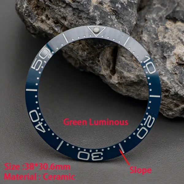 C3 Green Luminous Ceramic Bezel Insert 38mm - Image 13