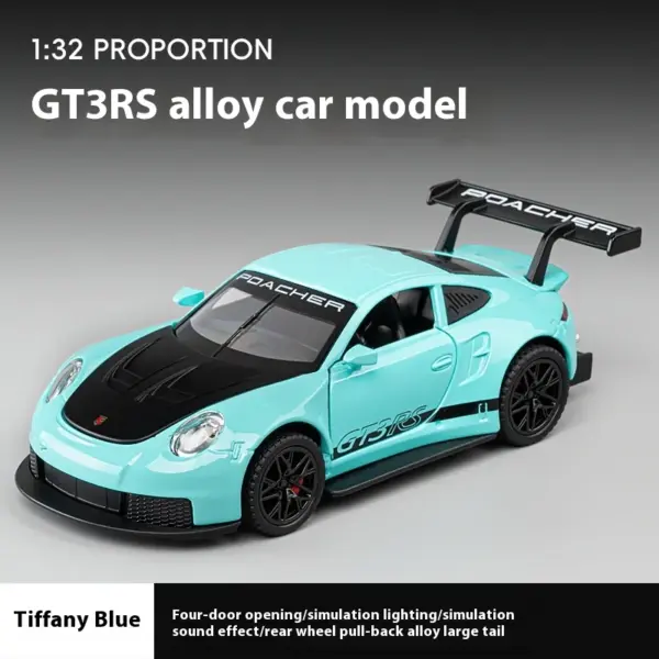 1:32 Scale Diecast GT3 RS Model Car - Image 9