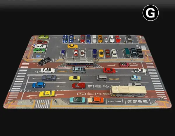 1:64 Scale City Scene Parking Mat 80x55cm - Image 9