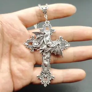 Neo-Gothic Red Velvet Cross Choker 49 S55084ca6d61d4a4db9ac5c872b6b5daam