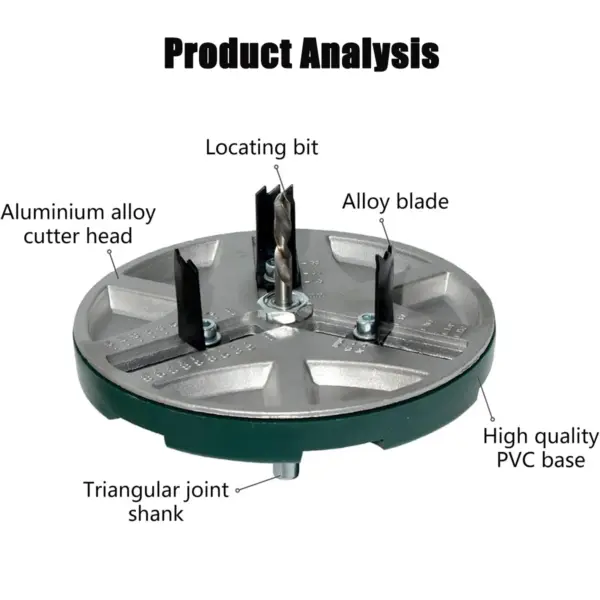 Adjustable Round Hole Saw Tool for Woodworking - Image 5